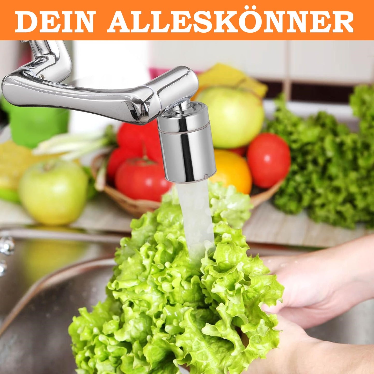 AquaFlex – drehbare Wasserhahnverlängerung